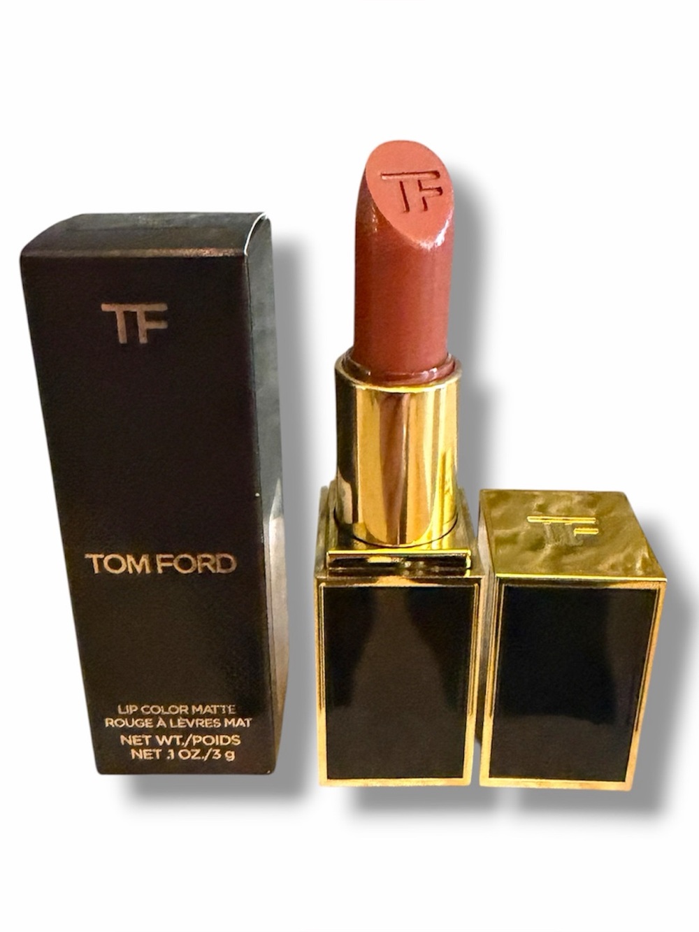 Tom Ford Lip Color Matte 100 “Equus” • Brand New in Box • Luxury Lipstick